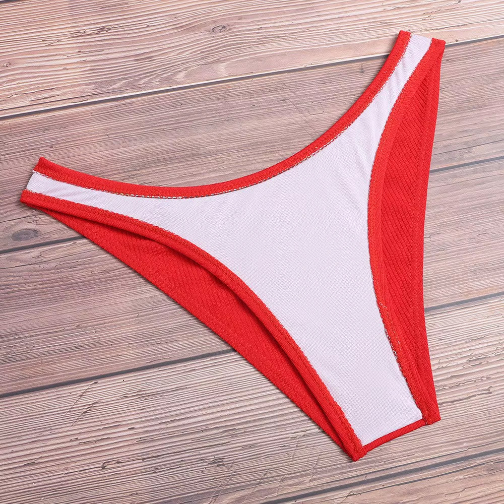 2023 Monochrome Women'S Sexy Bikini Women'S Swimwear Beach Bikini Beach Suit Bathrobe Swimwear