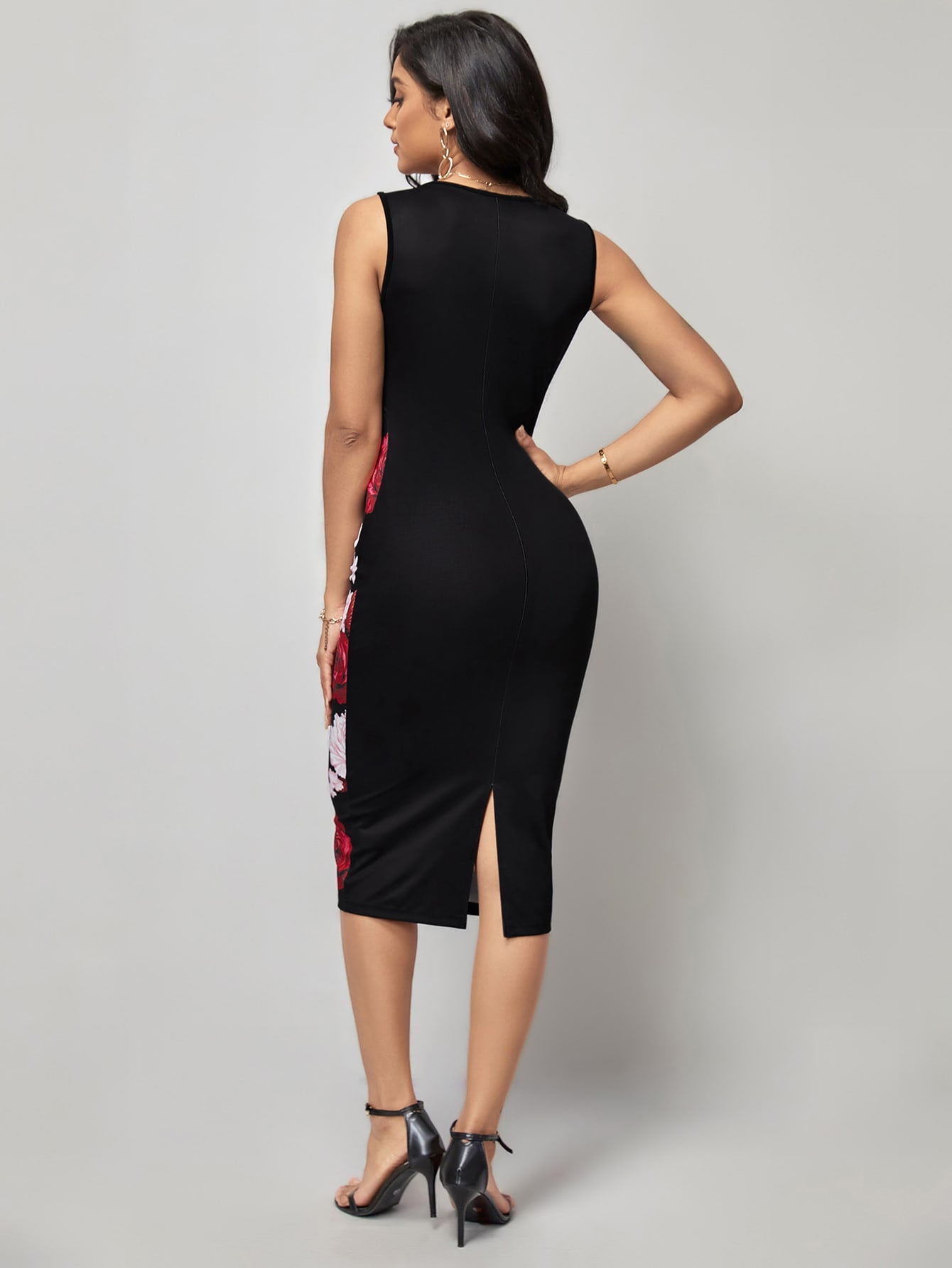 Clasi Floral Print Bodycon Dress