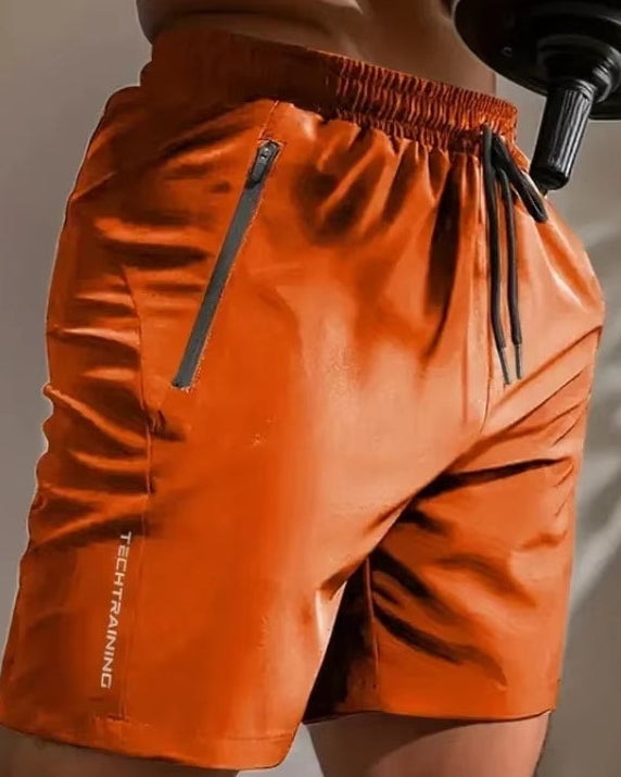 Summer Shorts Men Gym Sport Running Squat Fitness Workout Man Short Pants Breathable Quick-Drying Drawstring Mens Shorts