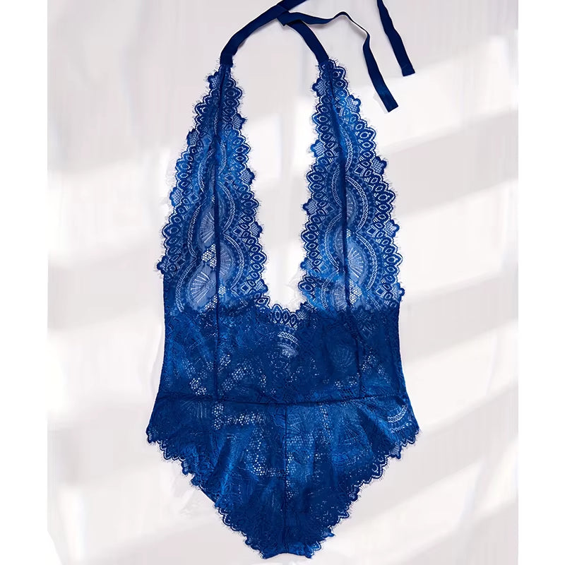 Sexy Lace Women'S Clothing Bodysuit Woman 2024 New Collection Deep V Perspective Backless Underwear One-Piece Corset Hot Costume