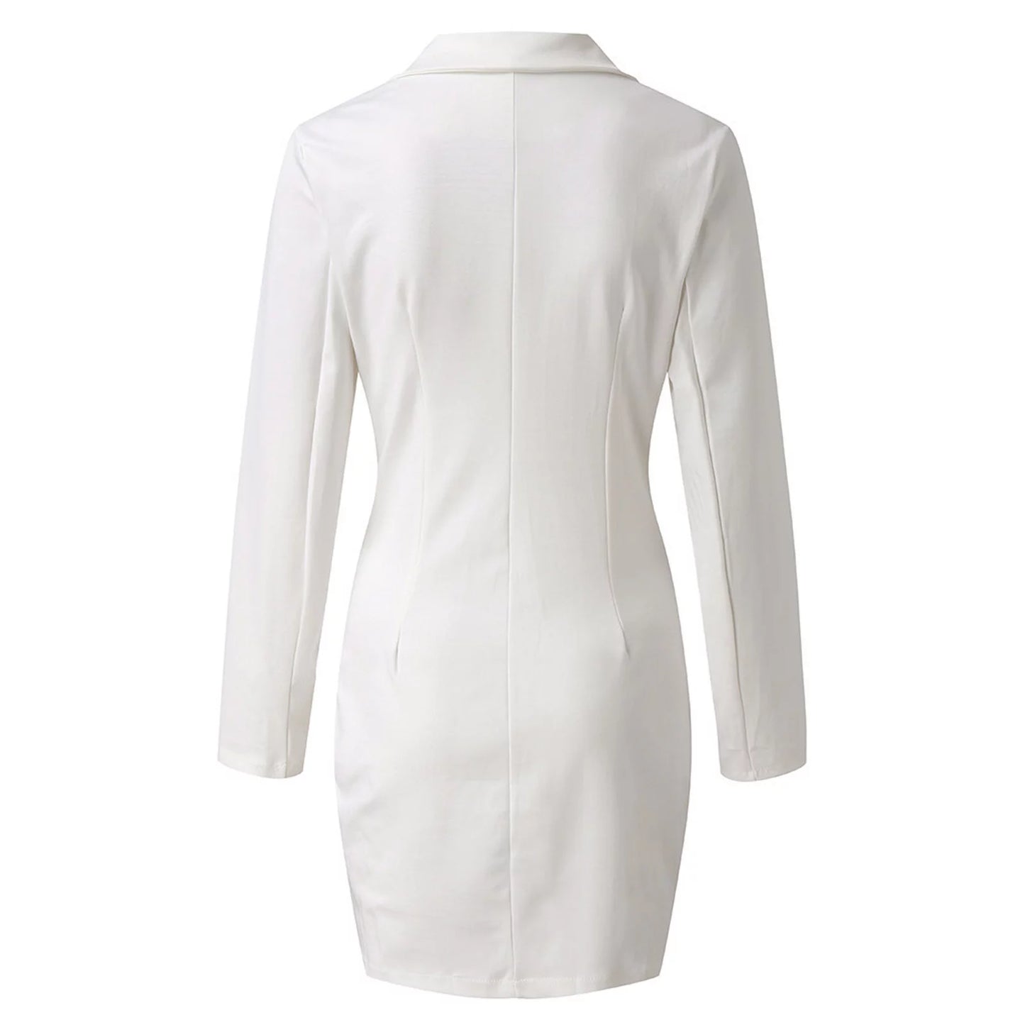 Women'S Pencil Work Dresses Long Sleeve V Neck Bodycon Business Dress Elegant Cocktail Party Mini Dress