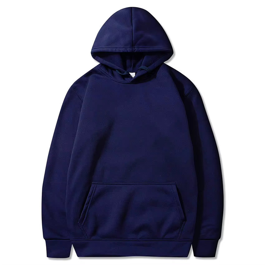 Women'S Solid Color Pocket Hoodies Sports Fitness Sweatshirts Fashionable Casual Pullovers Multi Color