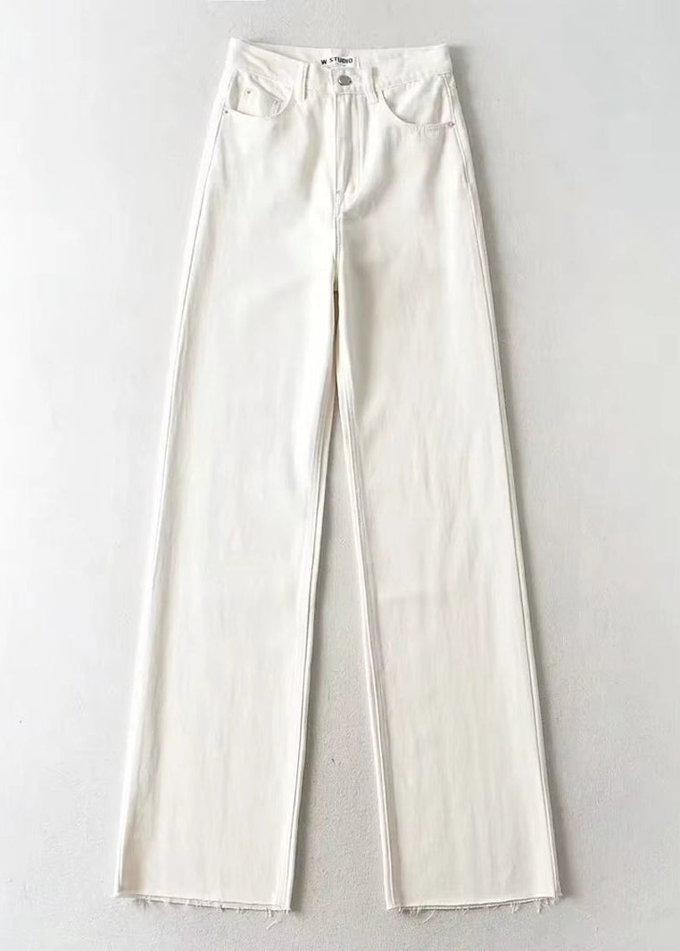 Casual Fashion Straight Leg Women'S Jeans Denim Bottom Harajuku Boyfriend Long High Waist Baggy Jeans Fall Pants
