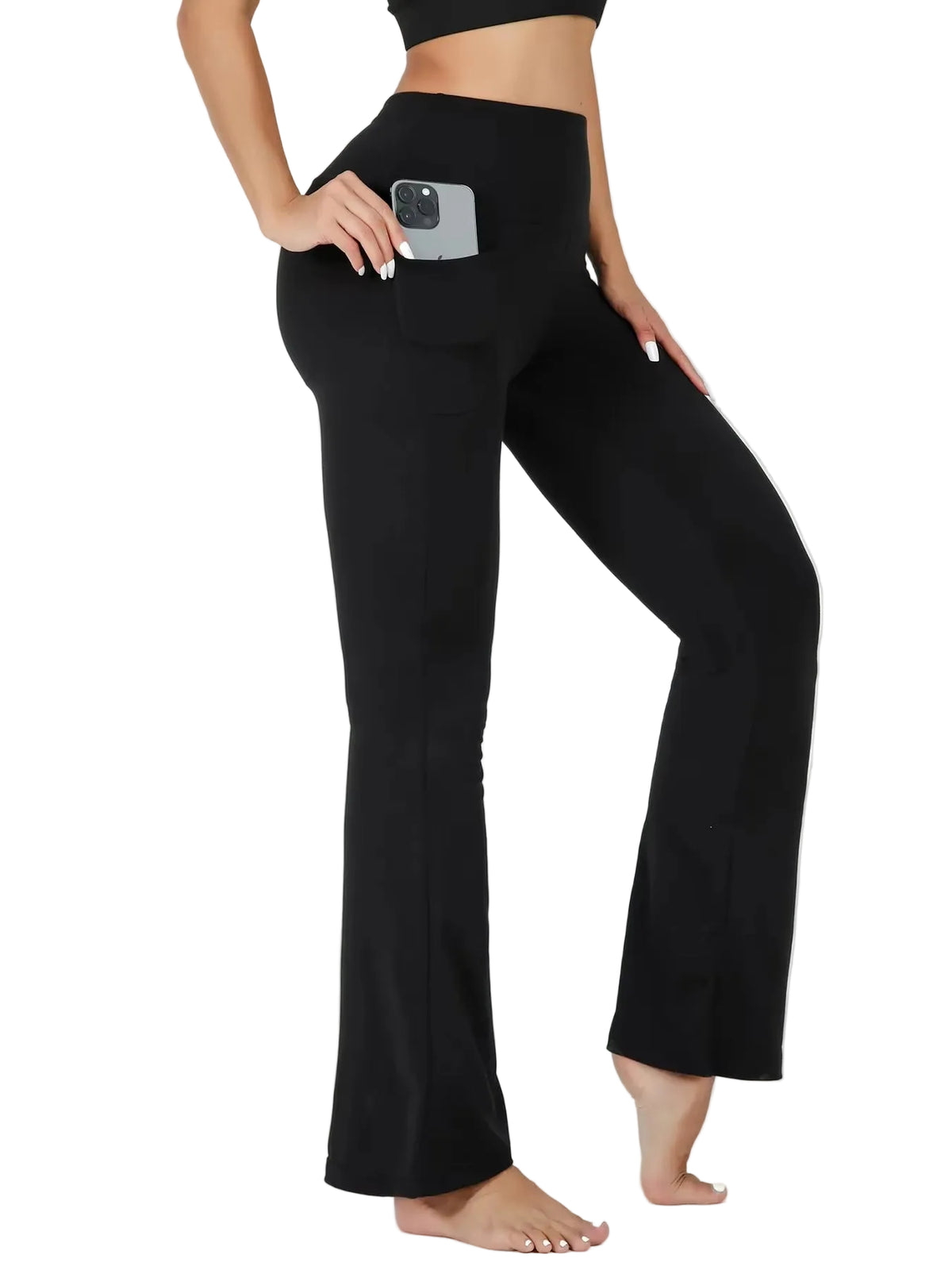 Women'S Super Soft Flare Pants High Waisted Tummy Control Workout Yoga Leggings Bell Bottoms