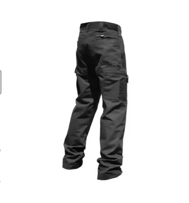 Wear Resistant Work Pant Man Multi-Pocket Straight Cargo Trousers Outdoor Jogging Tactical Pants Spring Autumn Casual Trousers