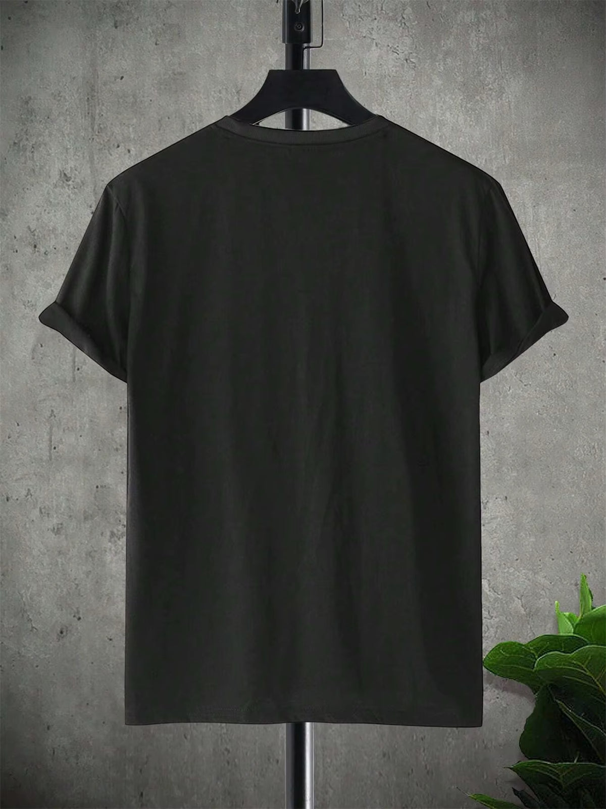 Summer Men'S 100% Pure Cotton Casual Loose Size Smiley Face Pattern Printed Sports Comfortable round Neck Short Sleeved T-Shirt
