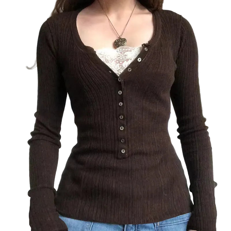 Vintage Long Sleeve Knitted Sweater