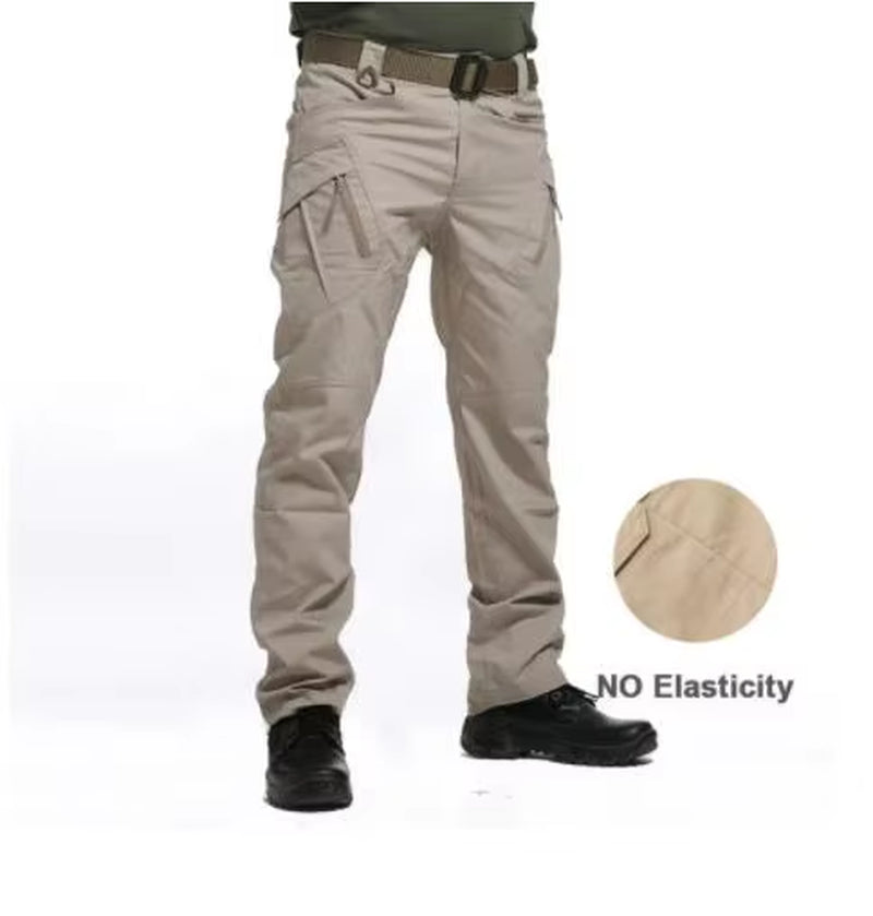 Wear Resistant Work Pant Man Multi-Pocket Straight Cargo Trousers Outdoor Jogging Tactical Pants Spring Autumn Casual Trousers