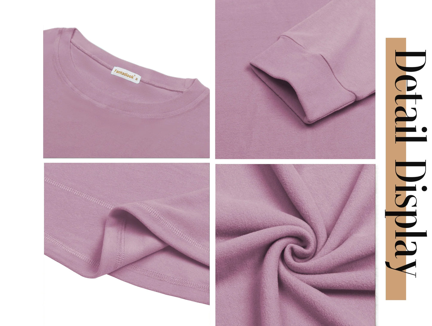 Sweatshirts for Women Crewneck Casual Long Sleeve Shirts Tunic Tops