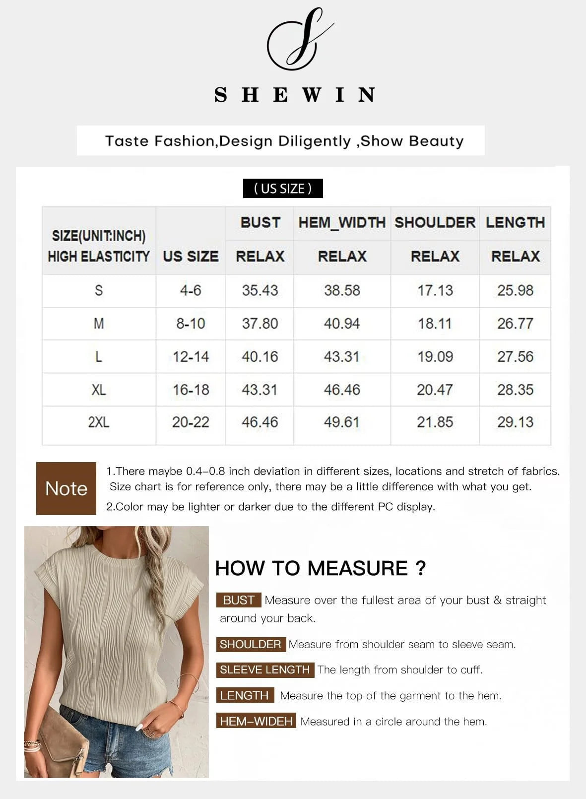 Basic Tops for Women Cap Sleeve Crewneck Textured Knit T Shirts Casual Loose Solid Ladies Blouses Spring Summer Green