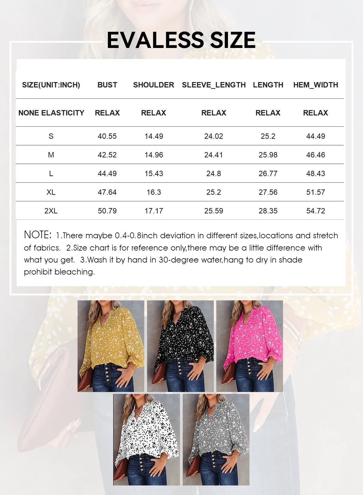 Blouses for Women Casual V Neck Long Sleeve Pleated Smocked Boho Floral Print Tunic Tops Business Dressy Top Shirts Gray M