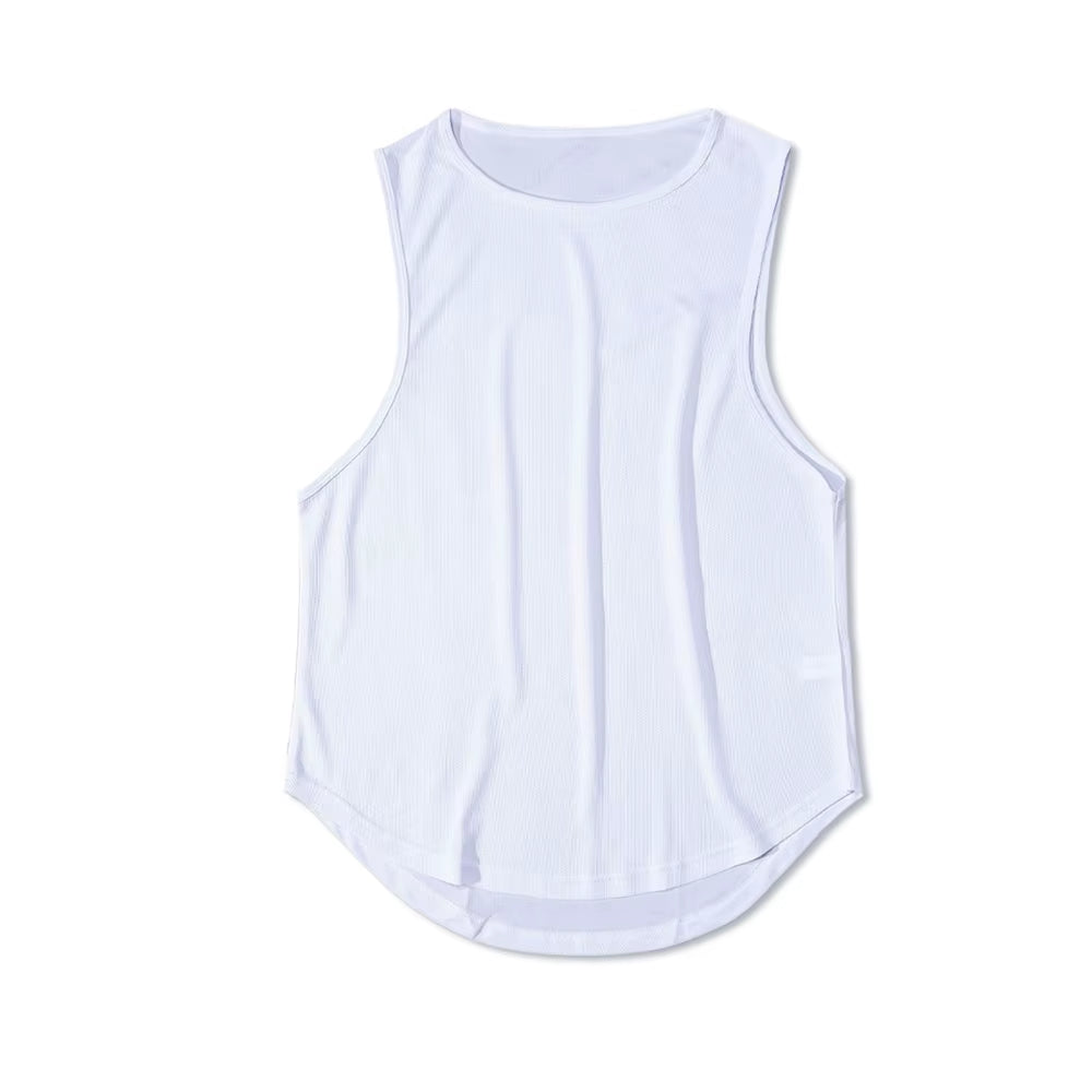 Men'S Sleeveless Sports T-Shirt Quick Drying Breathable Tank Top for Running Training Marathon Fitness Vest