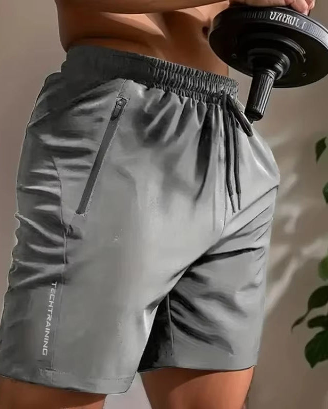 Summer Shorts Men Gym Sport Running Squat Fitness Workout Man Short Pants Breathable Quick-Drying Drawstring Mens Shorts