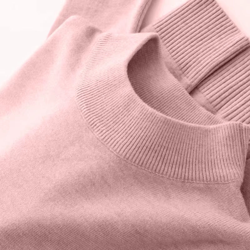 Men'S Mock Turtleneck Sweater Men'S Knitting Pullovers Rollneck Sweater Winter Warm Men Jumper Slim Fit Casual Streetwear