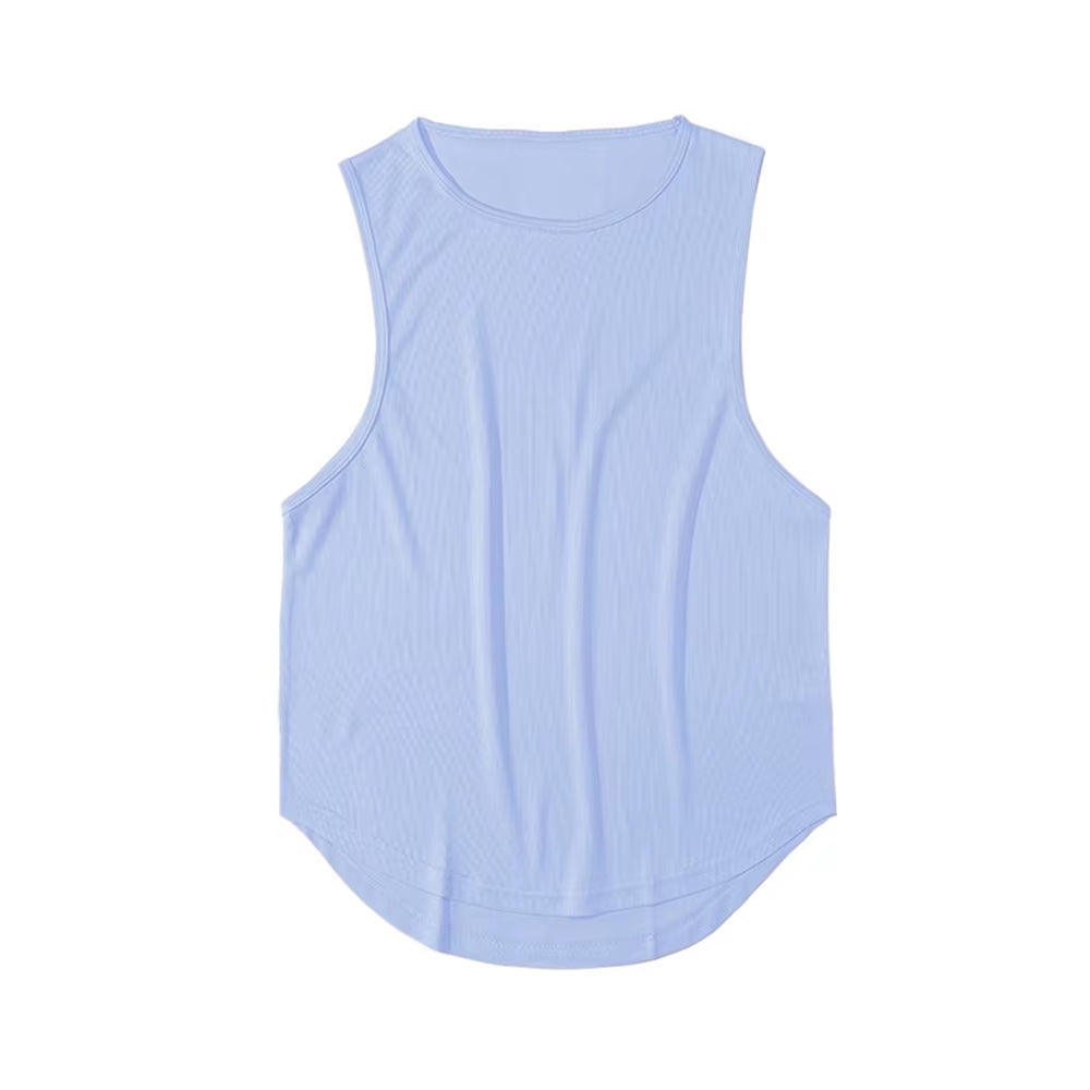Men'S Sleeveless Sports T-Shirt Quick Drying Breathable Tank Top for Running Training Marathon Fitness Vest