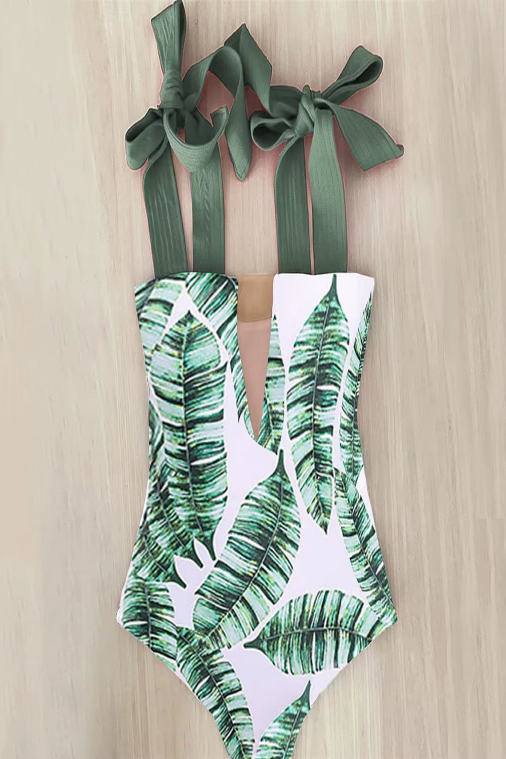 One Piece Swimsuit New Cute Swimwear Women Bow Swimwear Hollow Out Bathing Suit Back Crisscross Monokini Swim