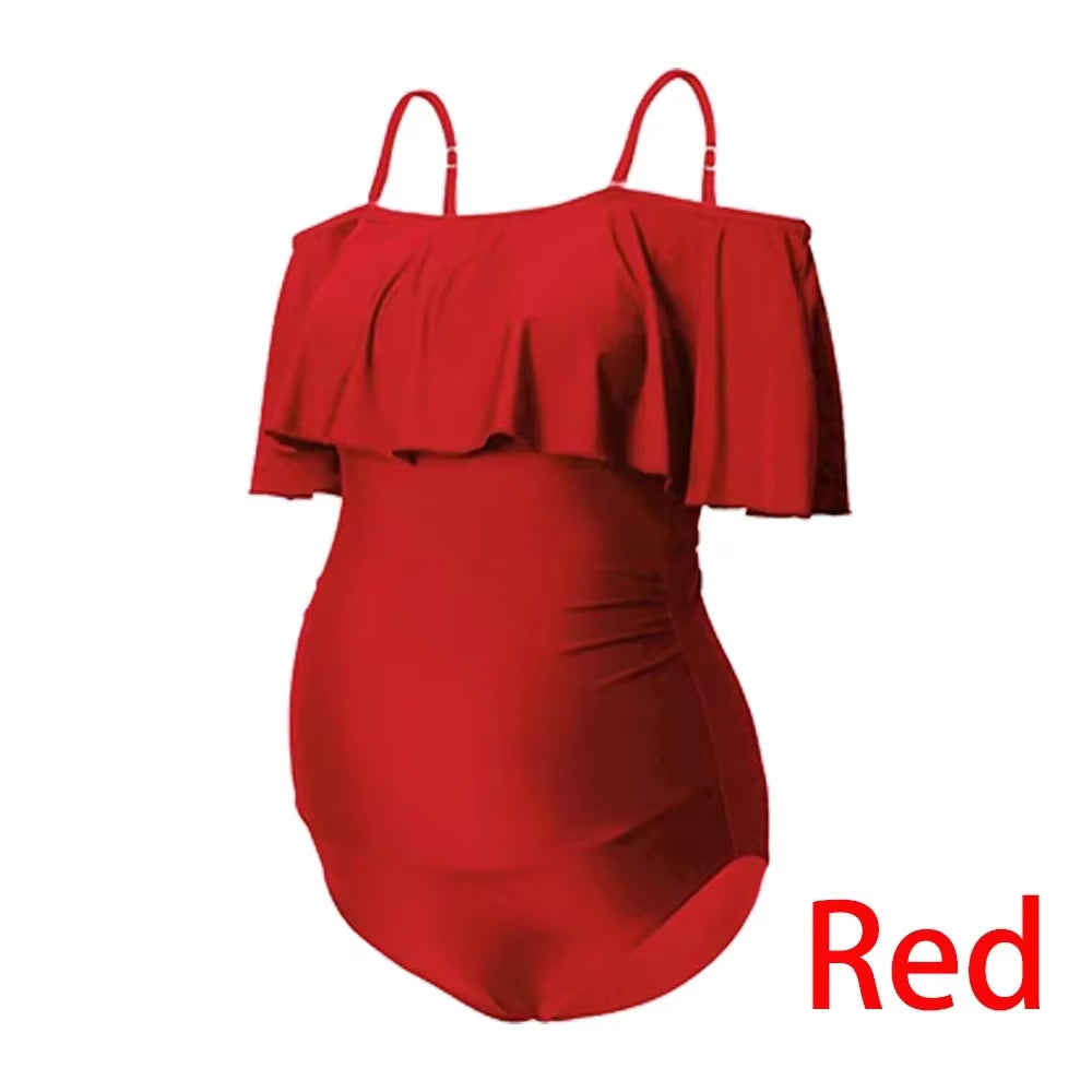 Swimwear for Pregnant Women One Piece Swimsuit Maternity Sexy plus Size Maternity Swimwear Women Pregnancy Dressp