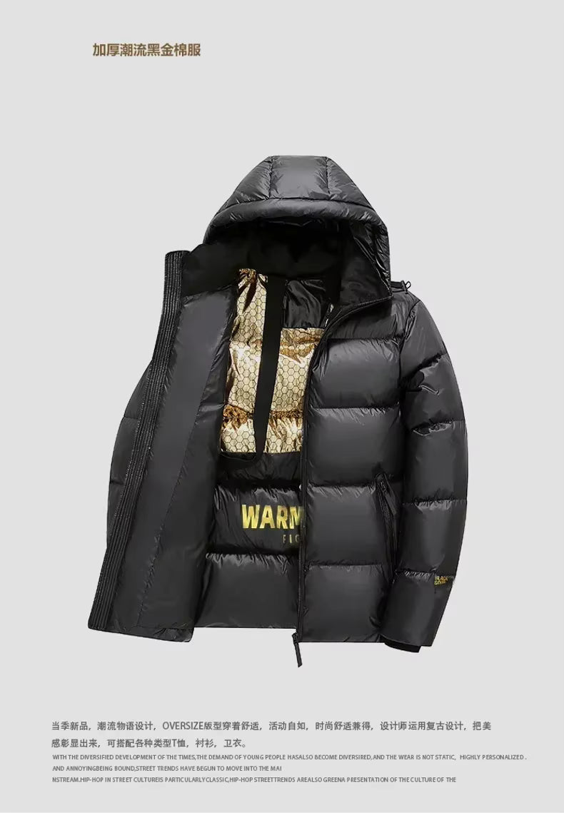 Men’s Hooded Waterproof Parka Jacket