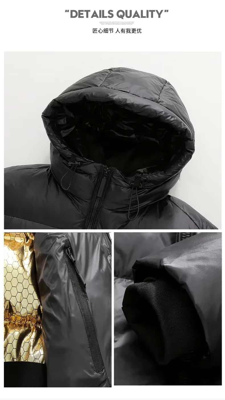 Men’s Hooded Waterproof Parka Jacket