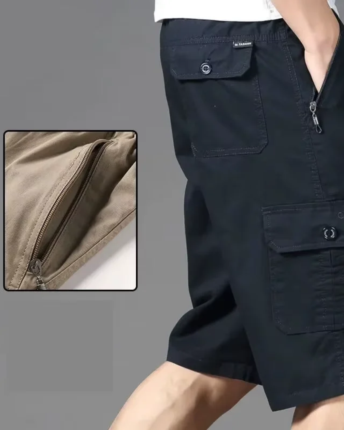Men’s Cotton Cargo Shorts