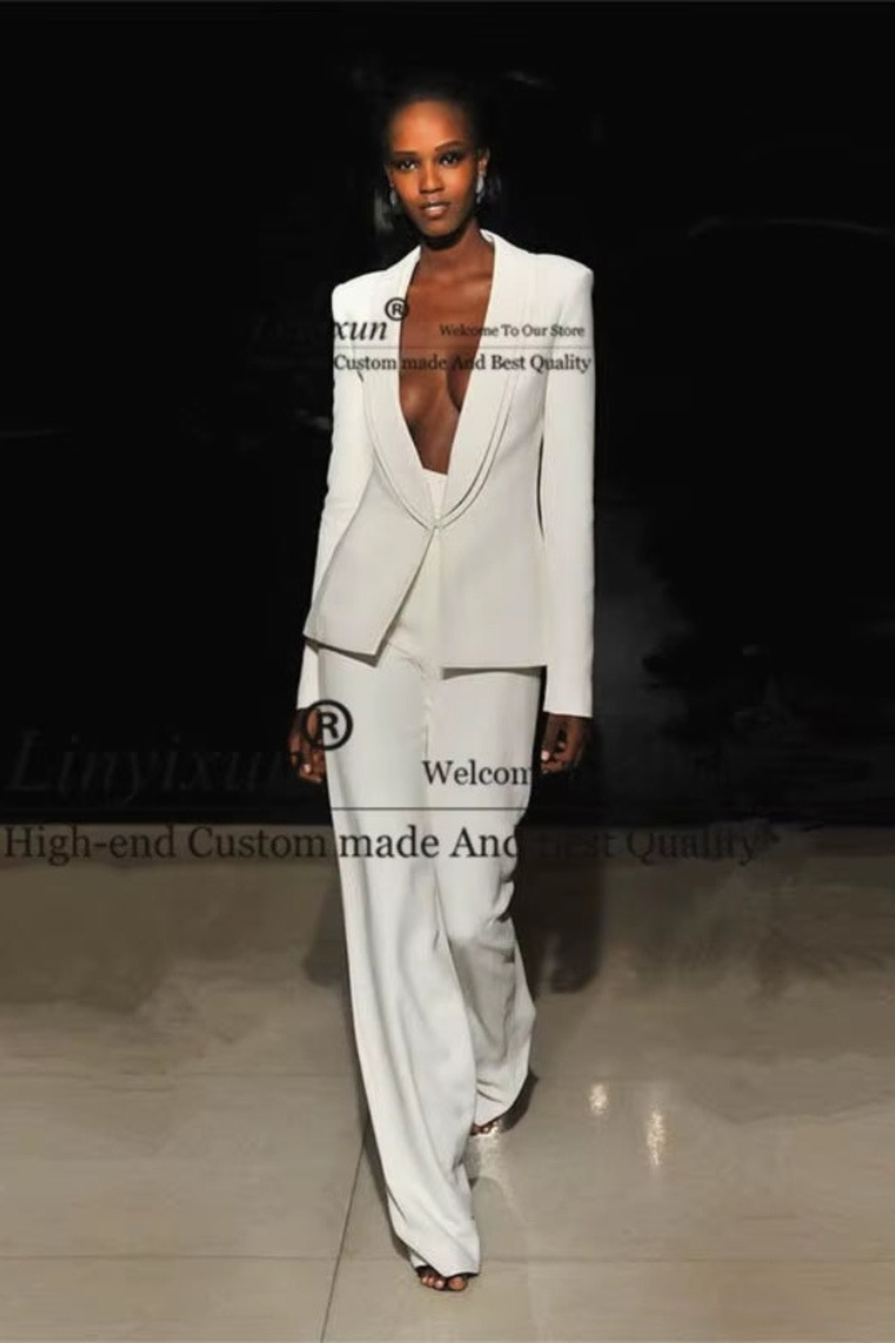 Classic Formal Blazer and Trousers Set