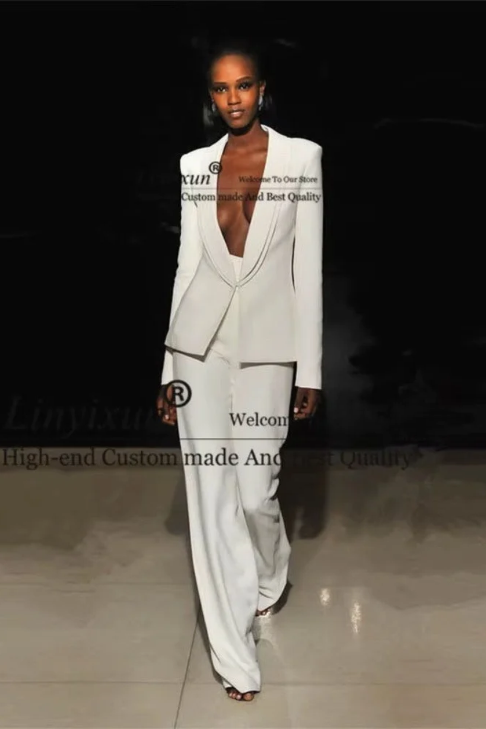 Classic Formal Blazer and Trousers Set