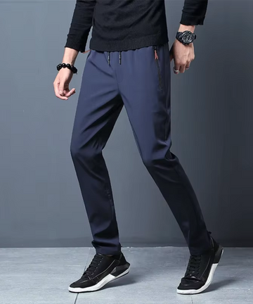 Slim-Fit Elastic Waist Jogger Pants