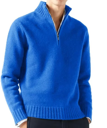Solid Color Turtleneck Sweater