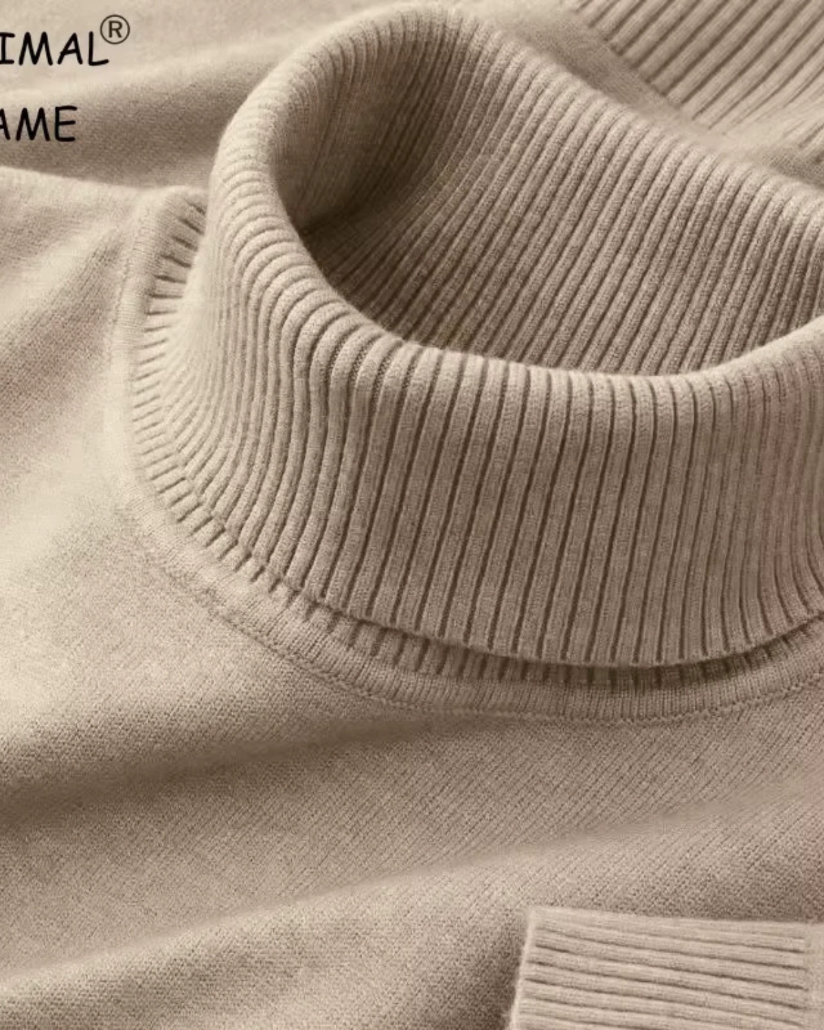 Knitted Turtleneck Sweater