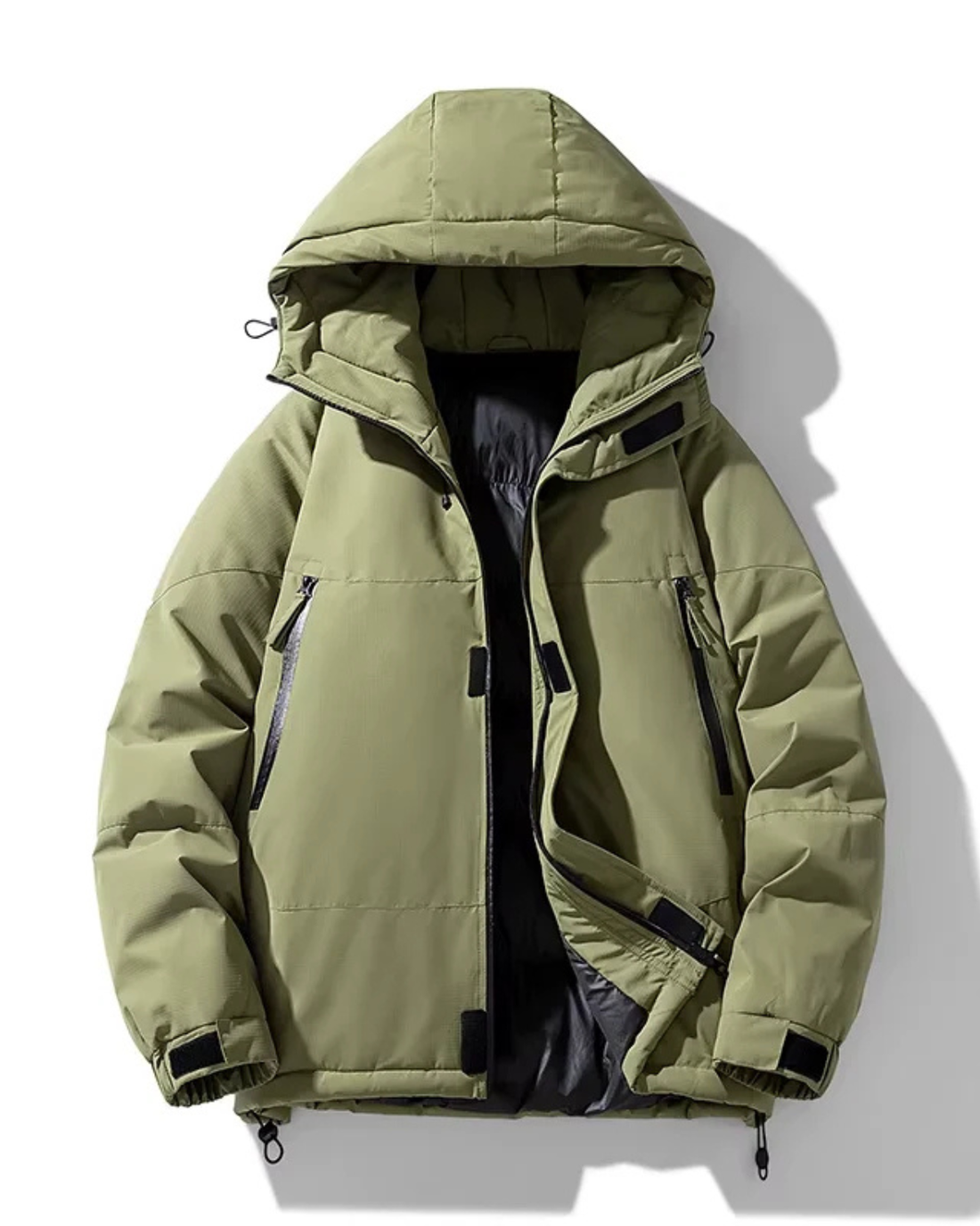 Thick Fleece Winter Parka Jacket