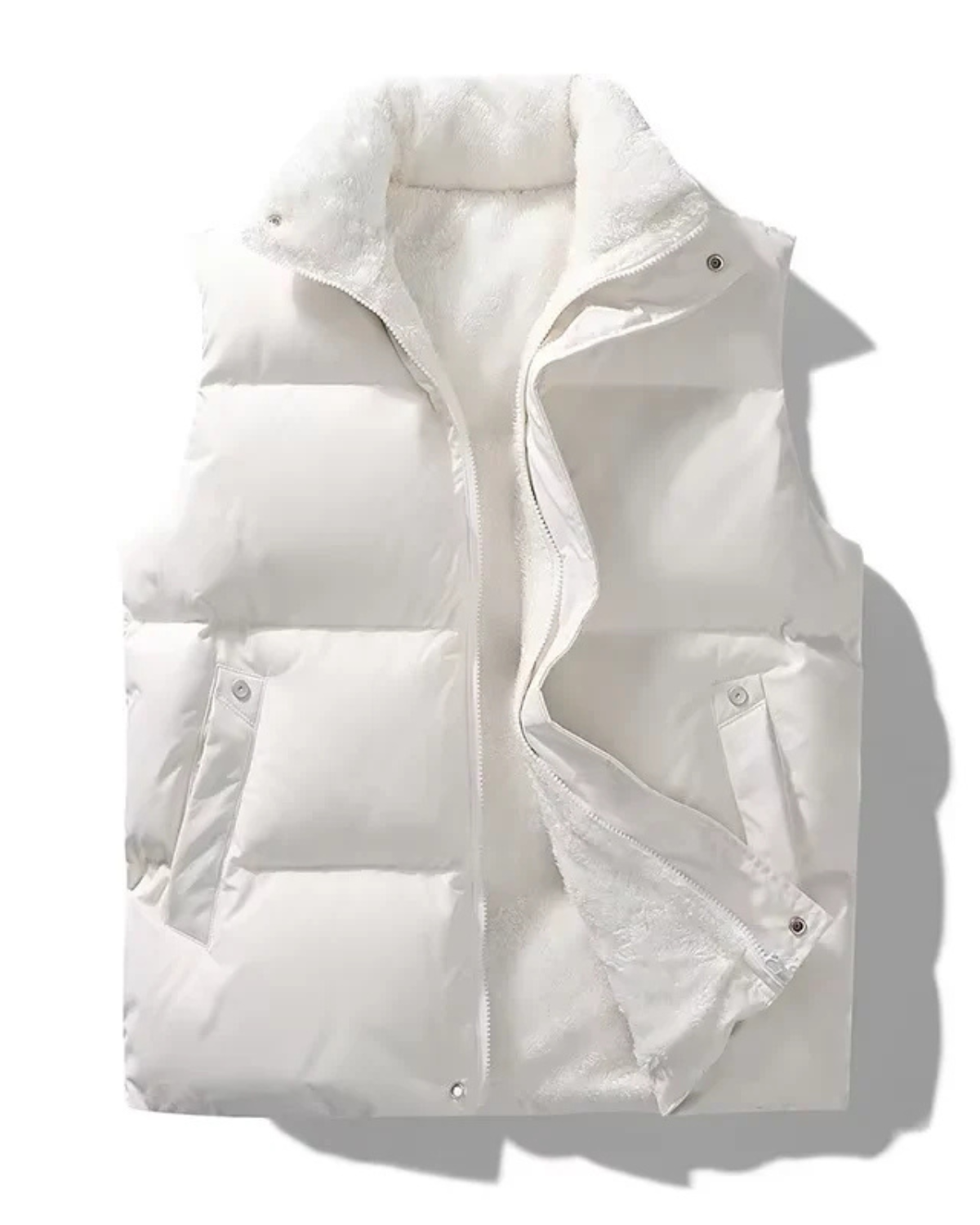 Fleece Stand Collar Vest