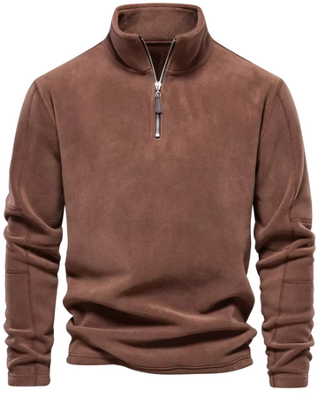 Warm Fleece Pullover Jacket