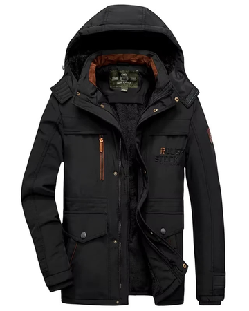 Thick Winter Fur-Lined Parka Coat