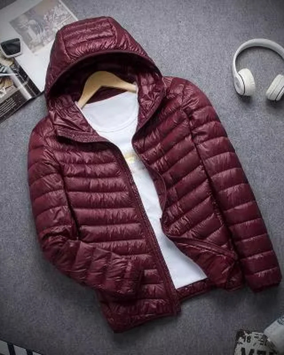 Hooded Down Winter Jacket