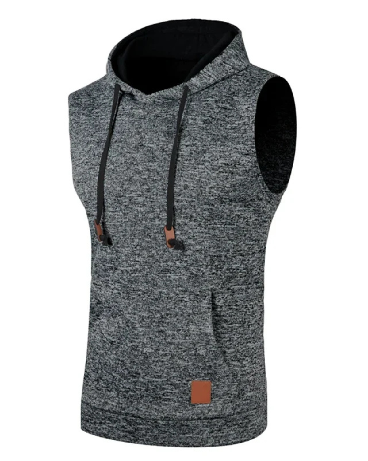 Sleeveless Hooded Tank Top