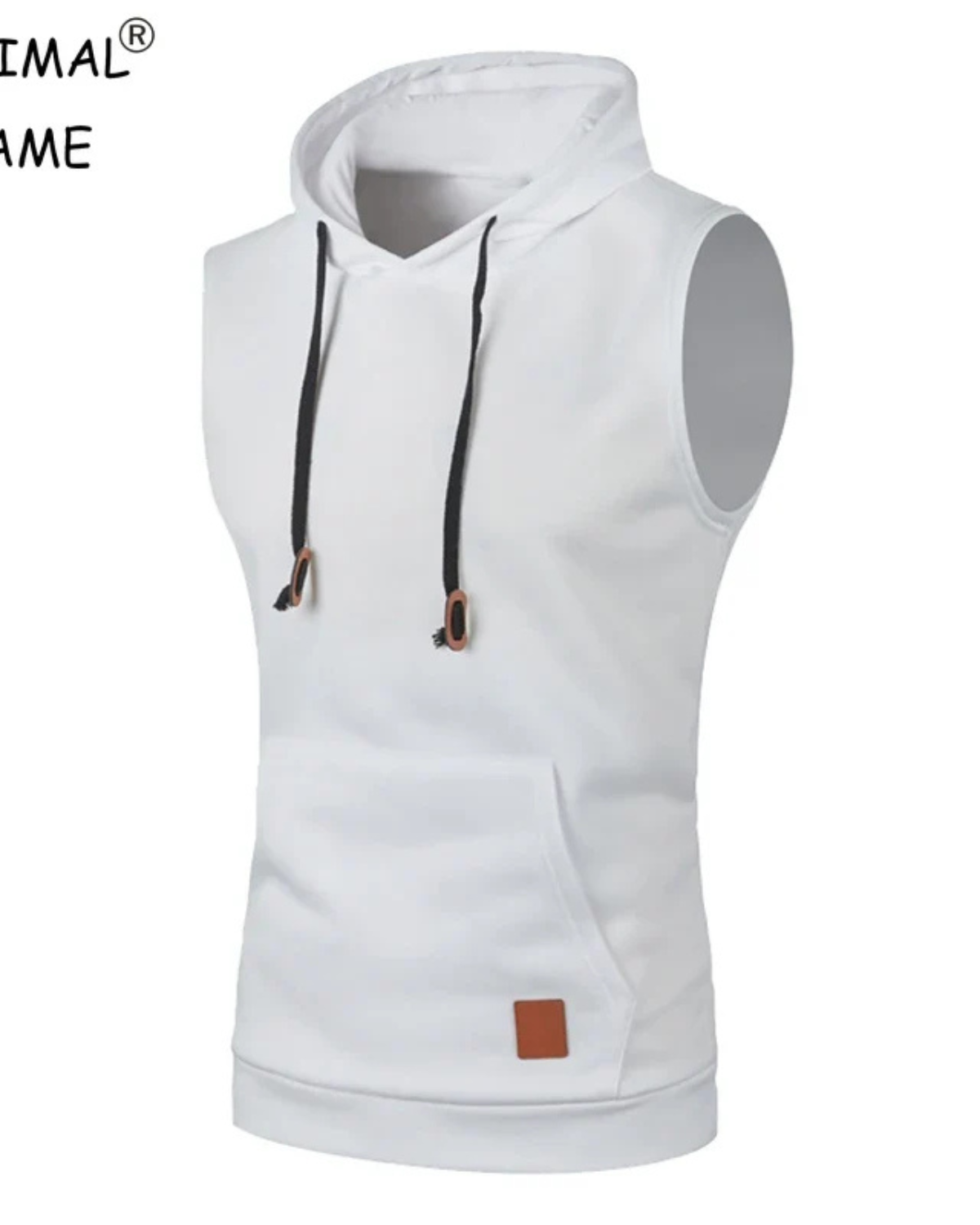 Sleeveless Hooded Tank Top