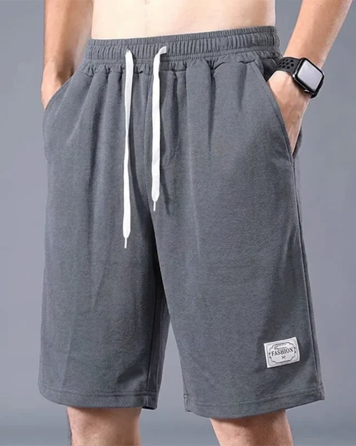 Casual Straight-Leg Shorts