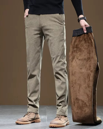 Winter Fleece Corduroy Pants
