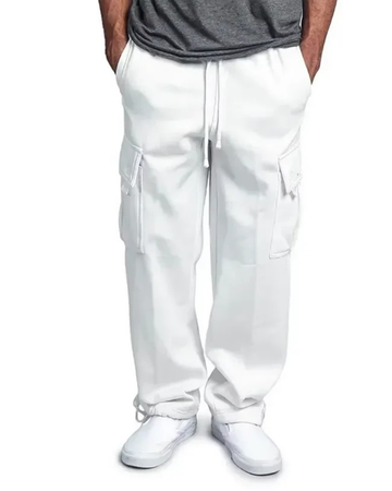 Fleece Cargo Jogger Pants