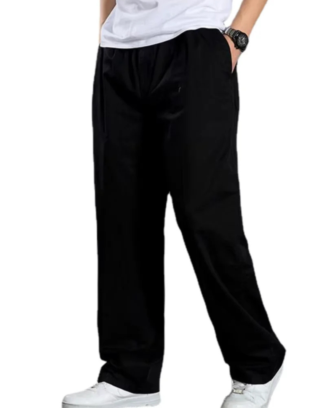 Loose Fit Straight Leg Pants