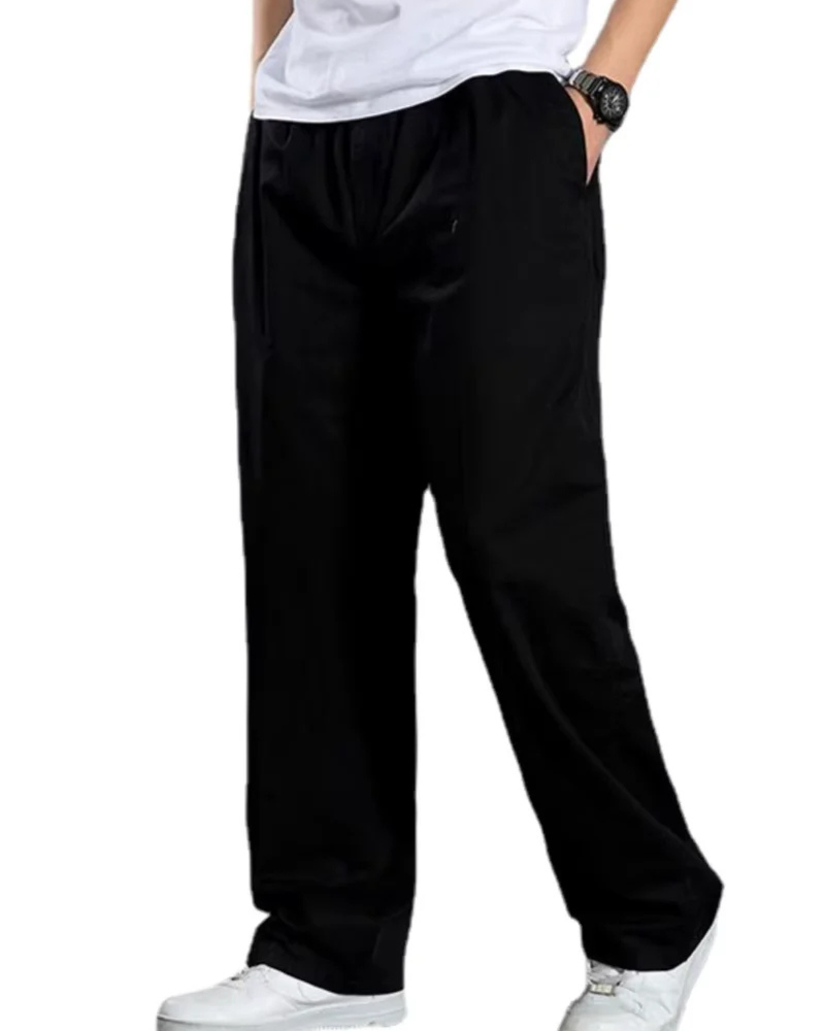 Loose Fit Straight Leg Pants
