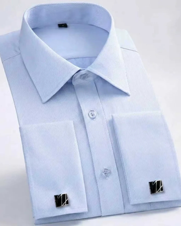 Men’s French Cuff Formal Dress Shirt