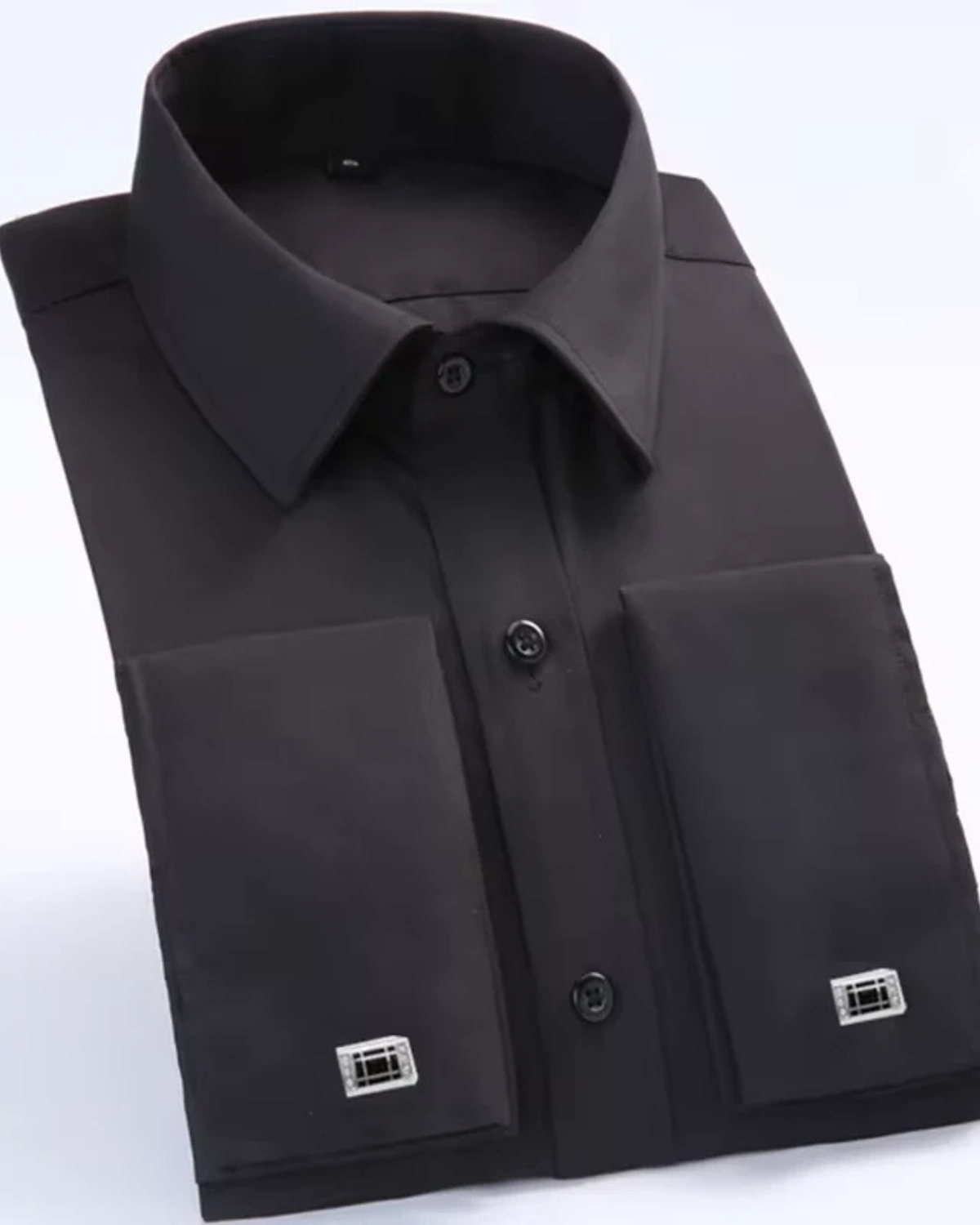 Men’s French Cuff Formal Dress Shirt