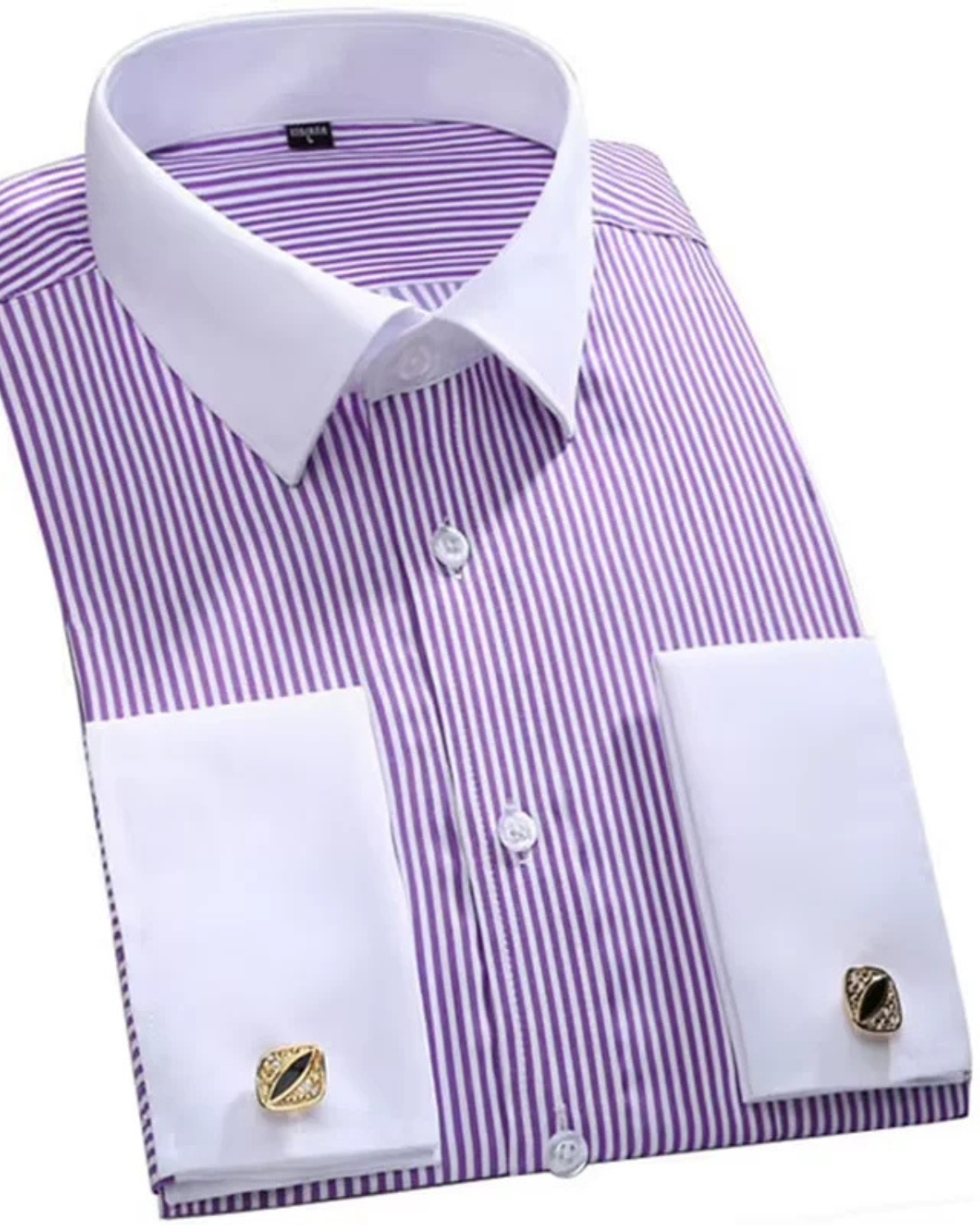 Men’s French Cuff Formal Dress Shirt
