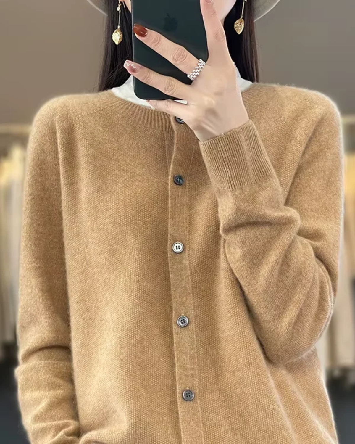 Women’s Pure Wool Knit Cardigan