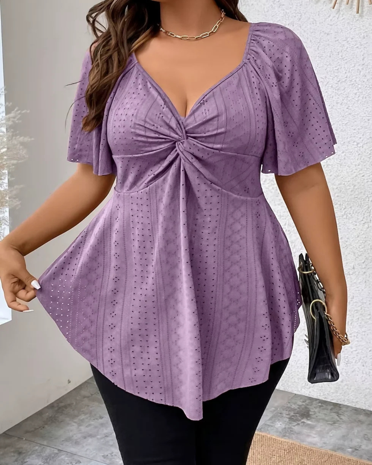 Women’s Plus Size V-Neck T-Shirt