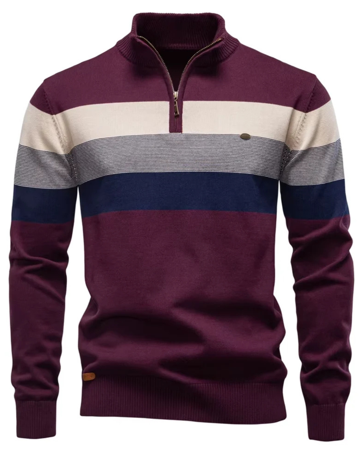 Men’s Cotton Patchwork Sweater