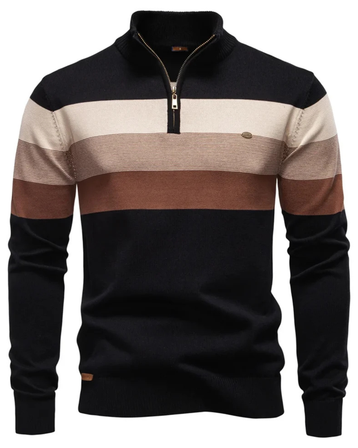 Men’s Cotton Patchwork Sweater