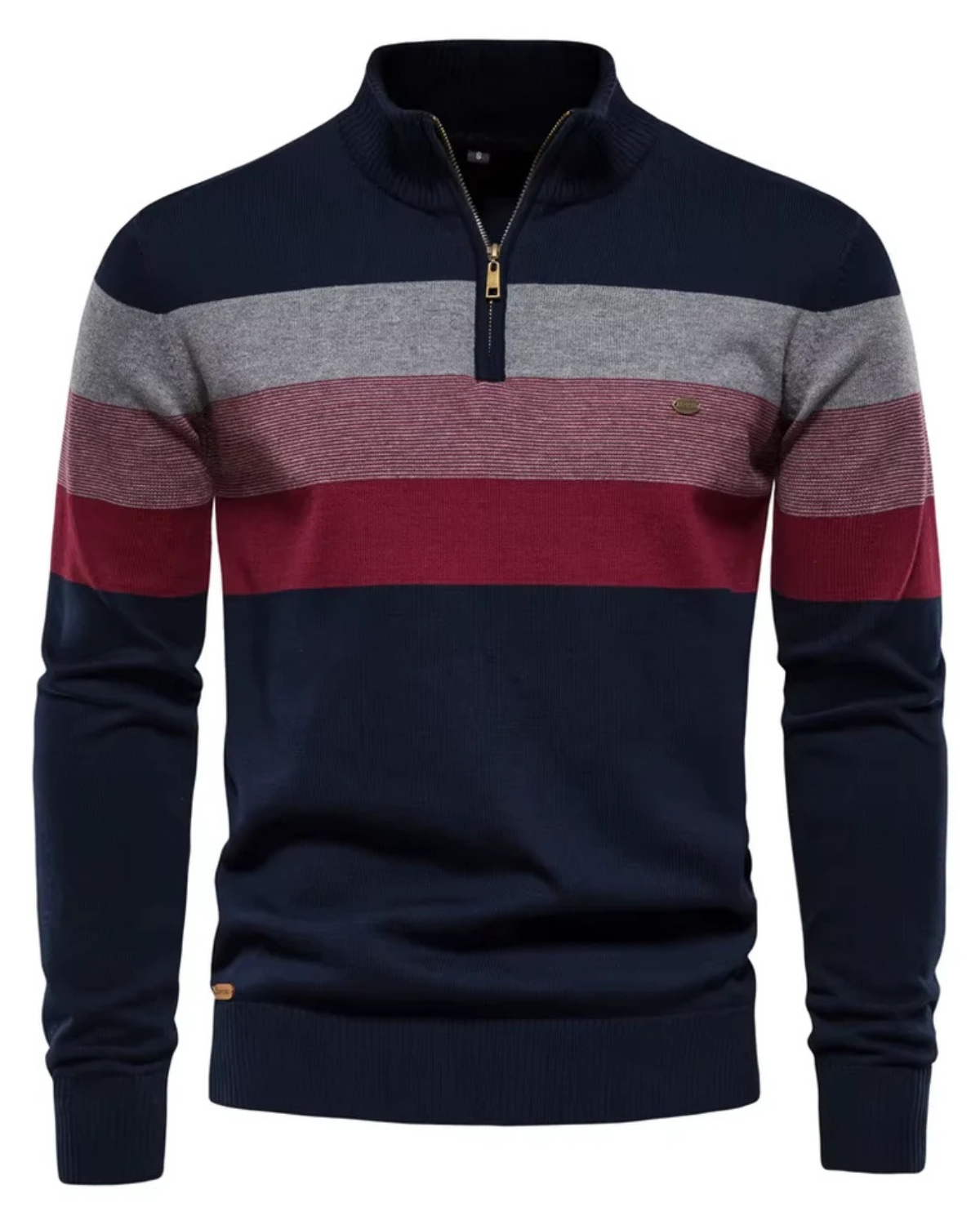 Men’s Cotton Patchwork Sweater