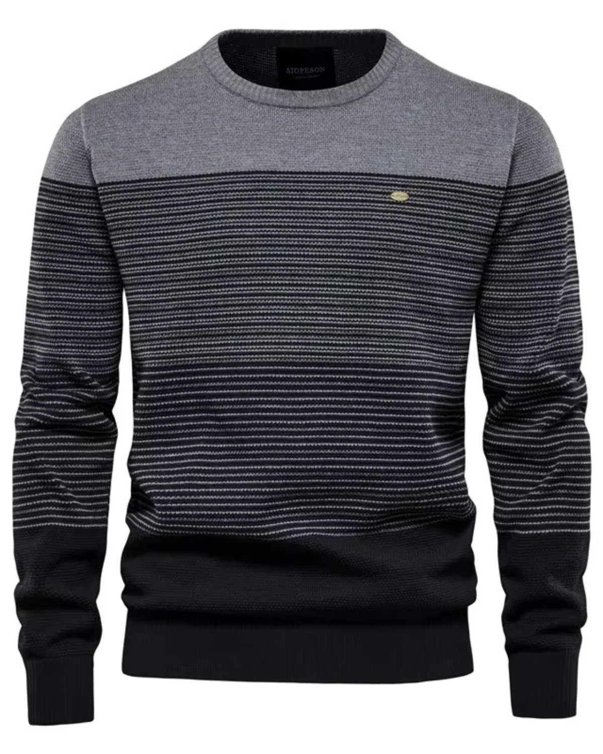 Men’s Spliced Knit Sweater